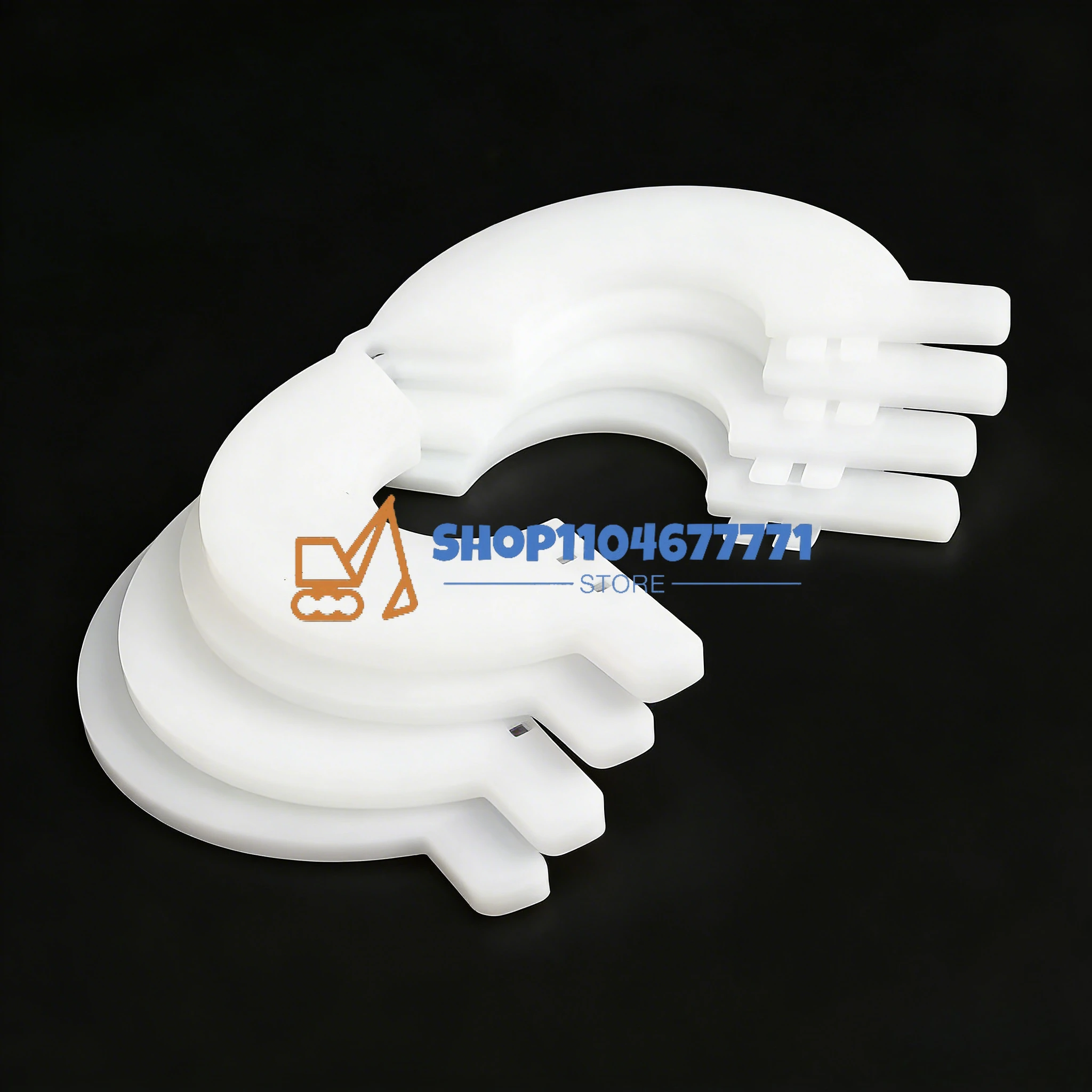 

10pcs New Excavator Products Disassembly Bucket Shaft Gasket Pin Shaft Bucket Pin Nylon Pad Thickened Wear-resistant