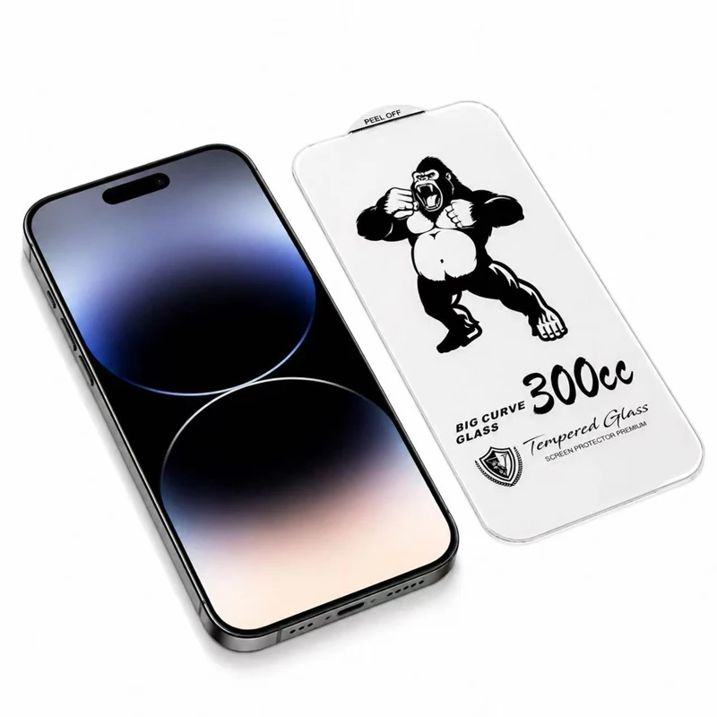 

50PCS 300CC Super large edge For Iphone Sansung Xiaomi Redmi OPPO MOTO Honor Realme Huawei honor Tempered Glass Screen Protector