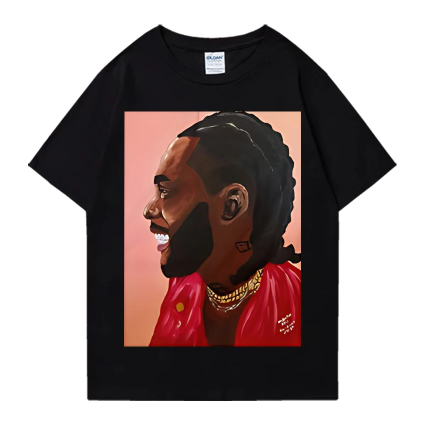 

Rapper Burna Boy White t shirt men women 100% Cotton short sleeve Casual Oversized Top Summer Fashion unisex plus size tops