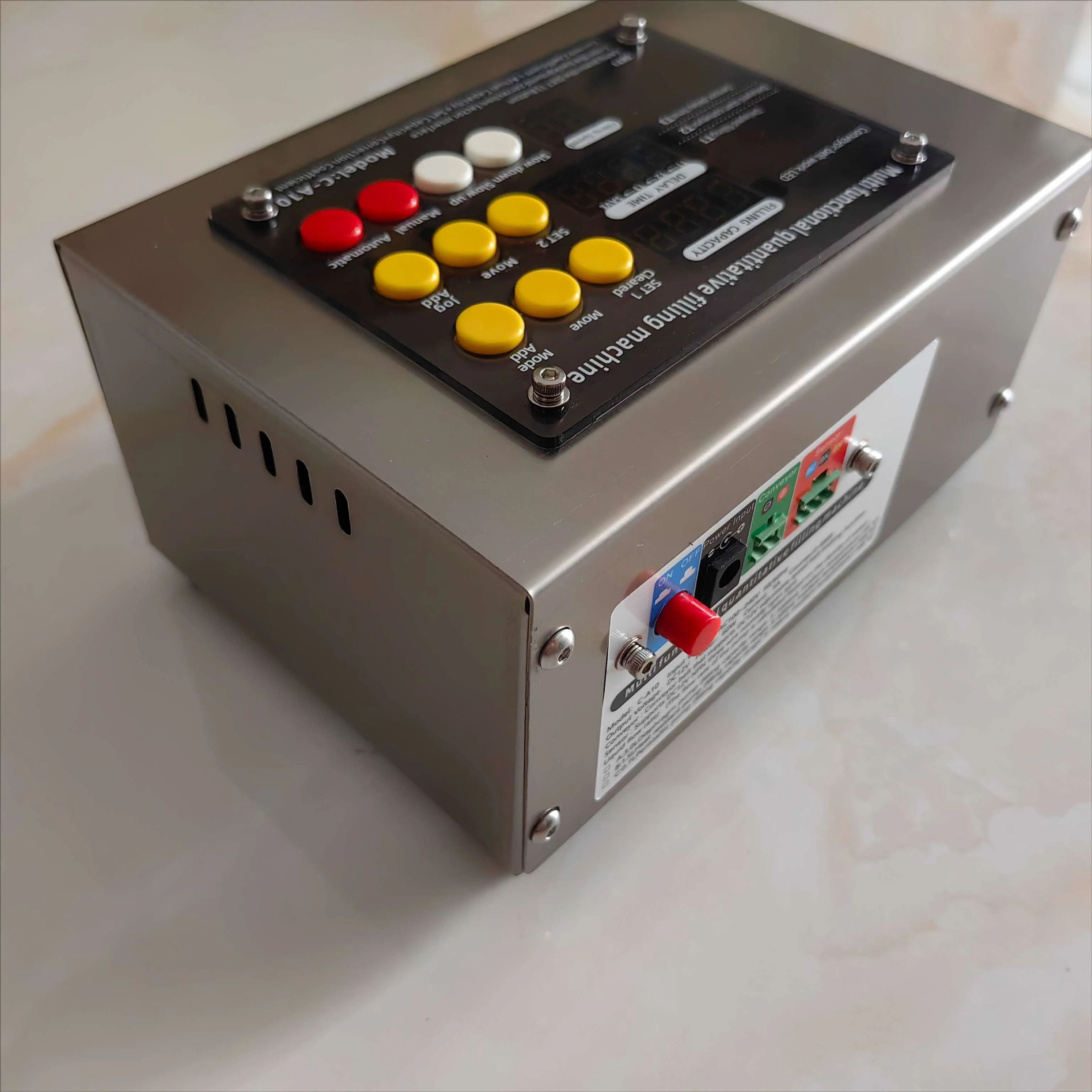 Máquina de enchimento de água 0-5000ml garrafa de enchimento líquido com interruptor de pá de pé óleo beber bebida perfume suco leite