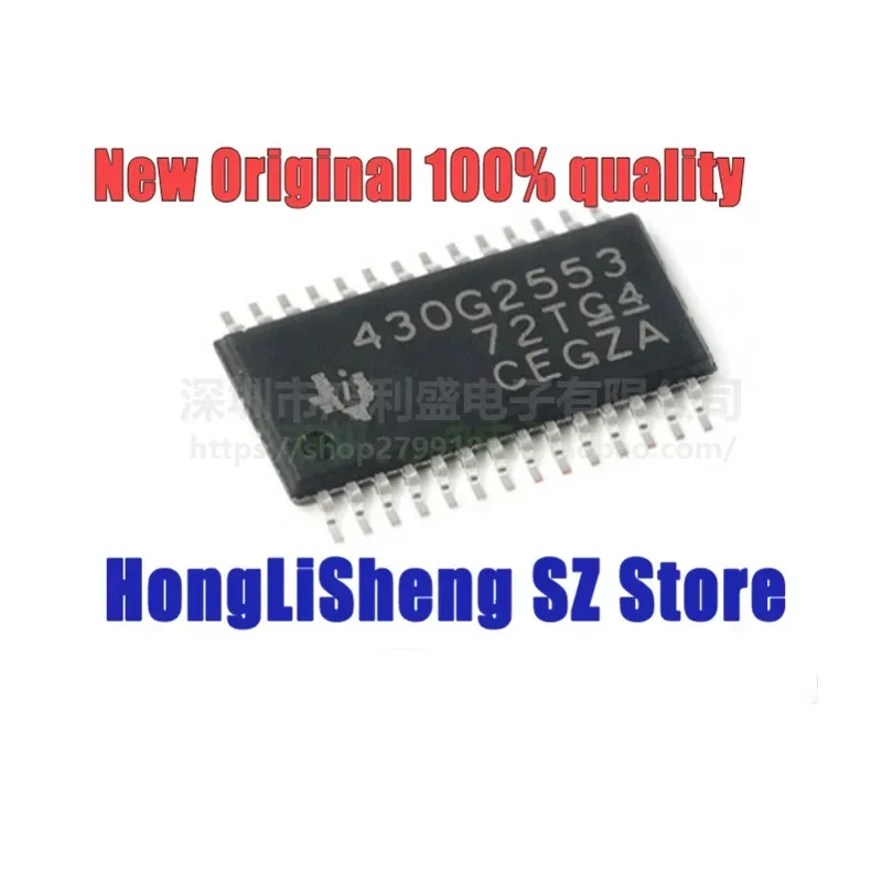 

10 шт./лот MSP430G2553IPW28R MSP430G2553 430G2553 TSSOP-28 чипсет 100% новый и оригинальный в наличии