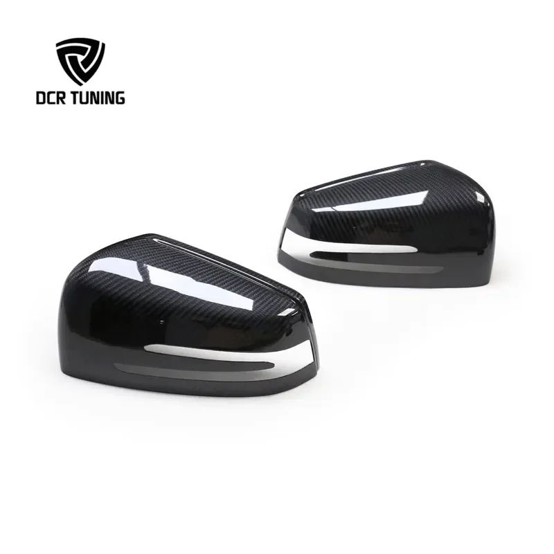 Dry Carbon Fiber Front Mirror Cover Stick on for - A176 W246 W204 C207 W212 W221 X204 X156 W117 W218