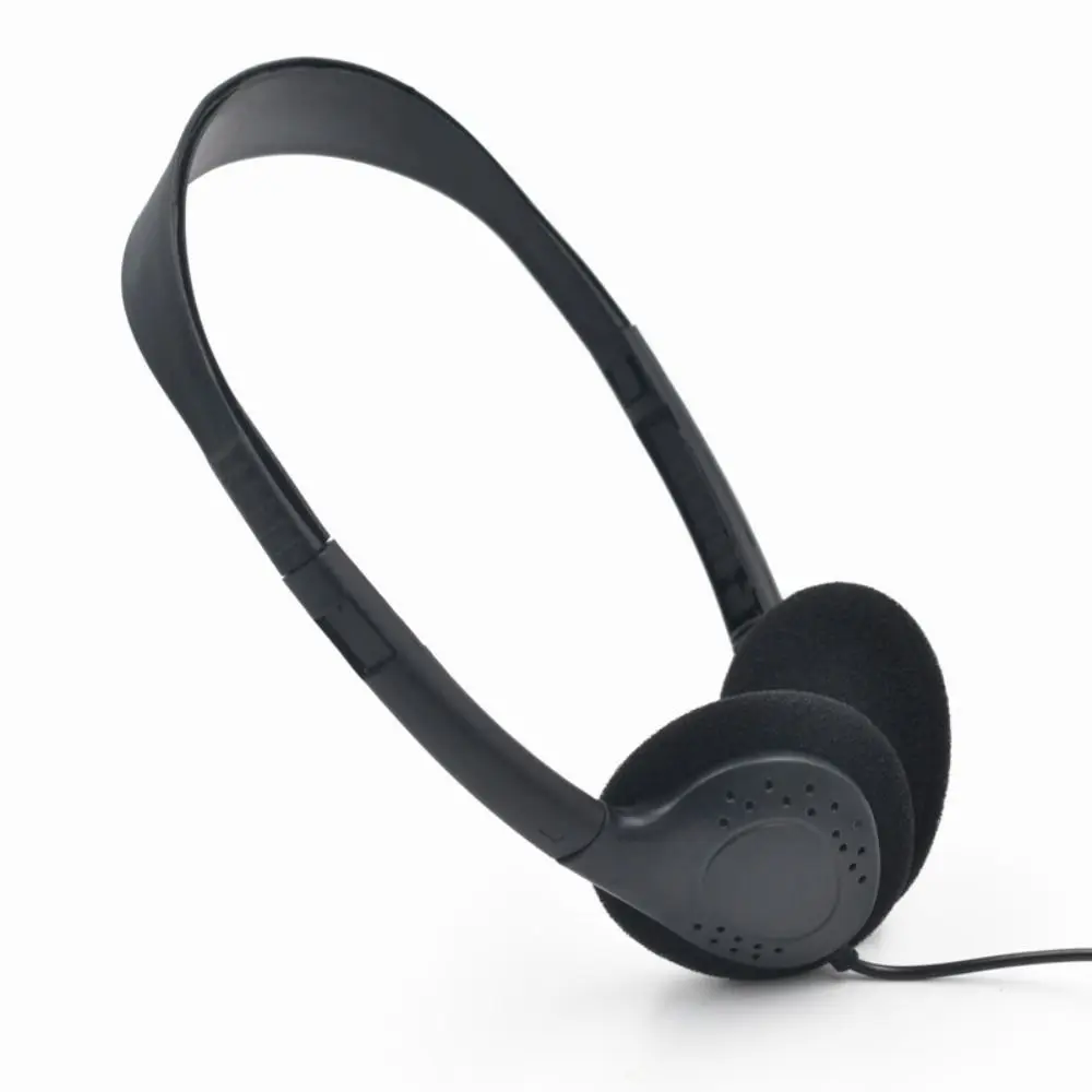 

3.5MM Headworn Wired Headset Black Wired Wired Headworn Earphones Universal Headworn Cellular Wired Headset Computer
