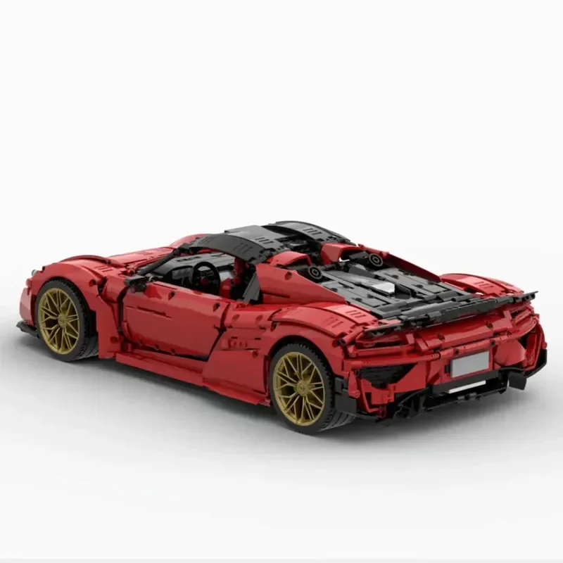 NEW MOC-172169 918 Spyder 1:8 Scale Technologys Building Block Hypercar Super Racing Car Assembly Toys Model Boys Birthday Gifts