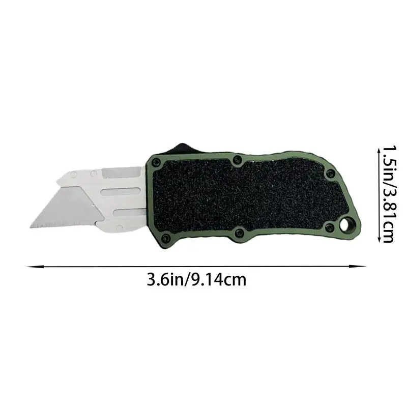 Portable Box Cutter Ergonomic Retractable Box Cutter Lightweight Art Accessories Paper Trimming Tool For Cardboard Carpet