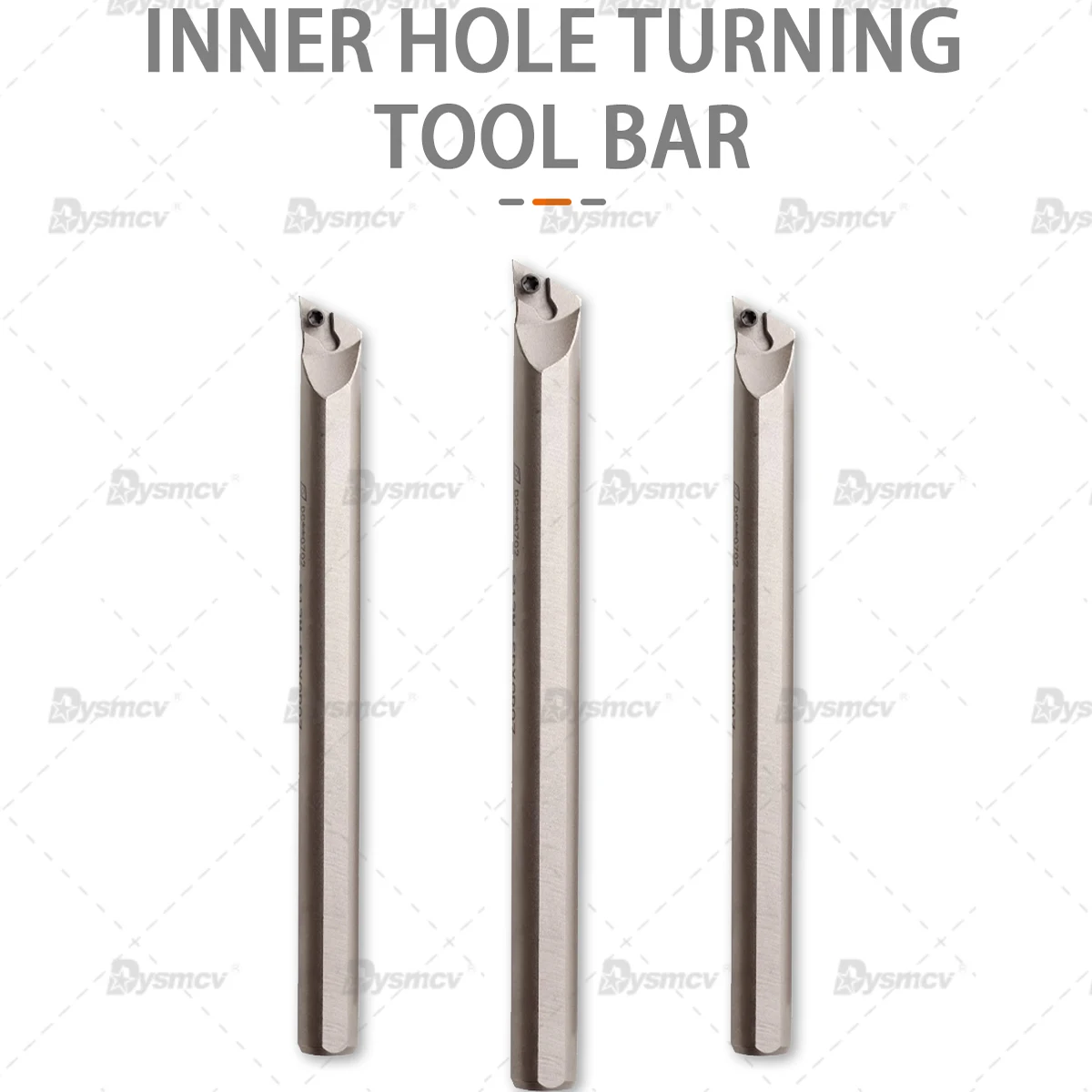 95 Degree CNC Lathe Inner Hole Tool White Holder Spring Steel Boring S08K S10K S12M-SDXCR07 Compatible With DCMT Carbide Inserts