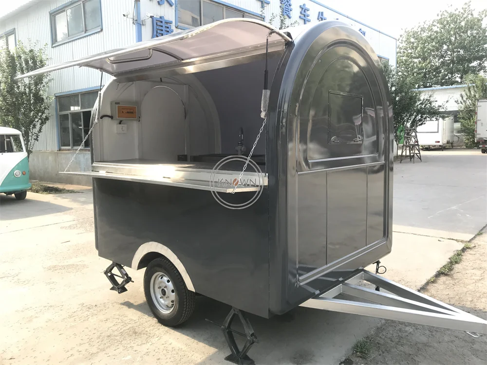 Customize Mobile Food Concession Trailer Fully Equipments Snack Coffee Kiosk Pizza Cart Fast Food Truck Trailer