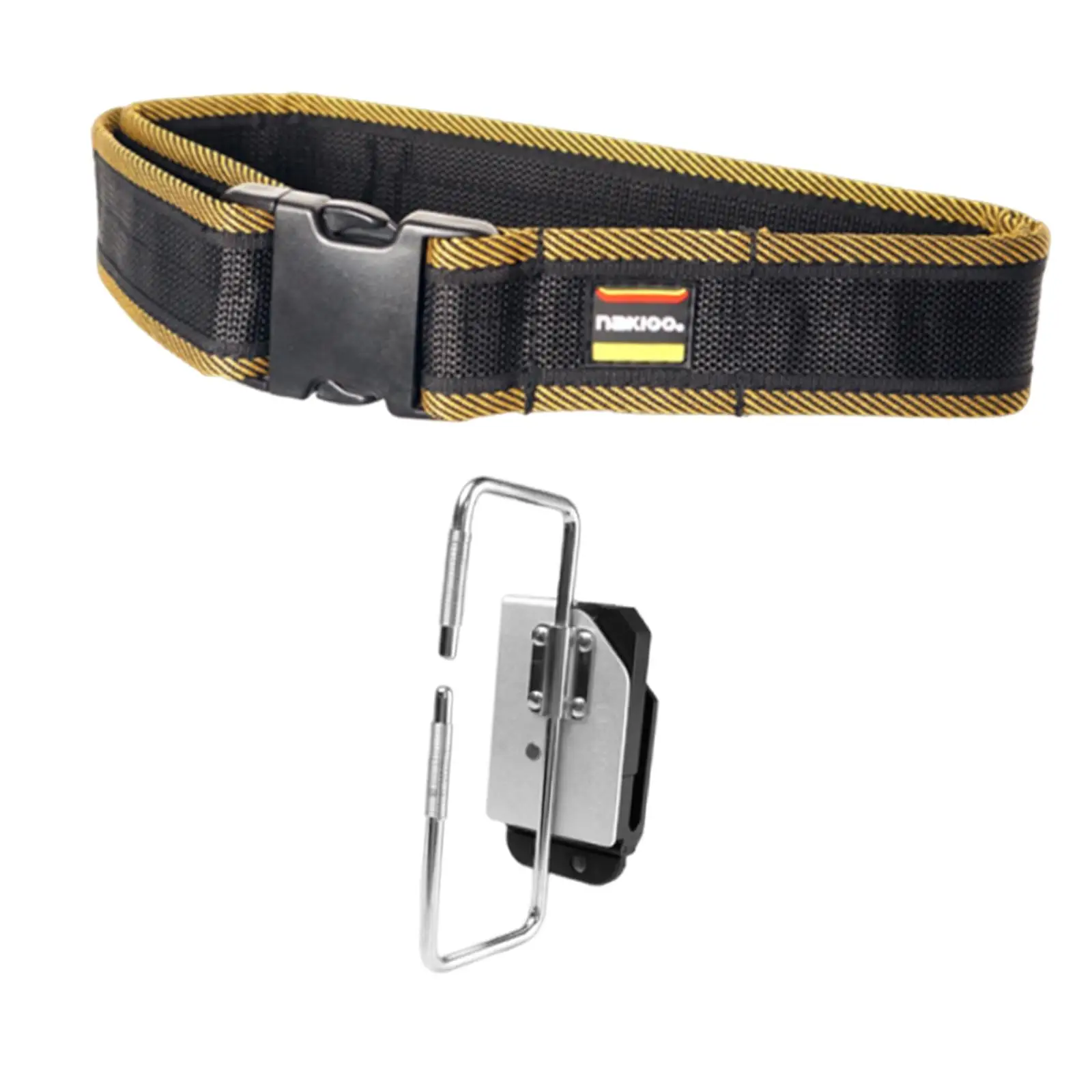 ツールベルトクリップ-丈夫で取り付け簡単-コンパクトツールハンガー、大工、修理工向けのポータブルフックテープホルダー