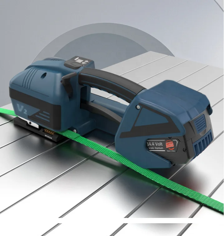 Portable Electric Fully Automatic Strapping Machine, Integrated Belt Tightening System, PP Plastic Steel Strap Bandaging Machine