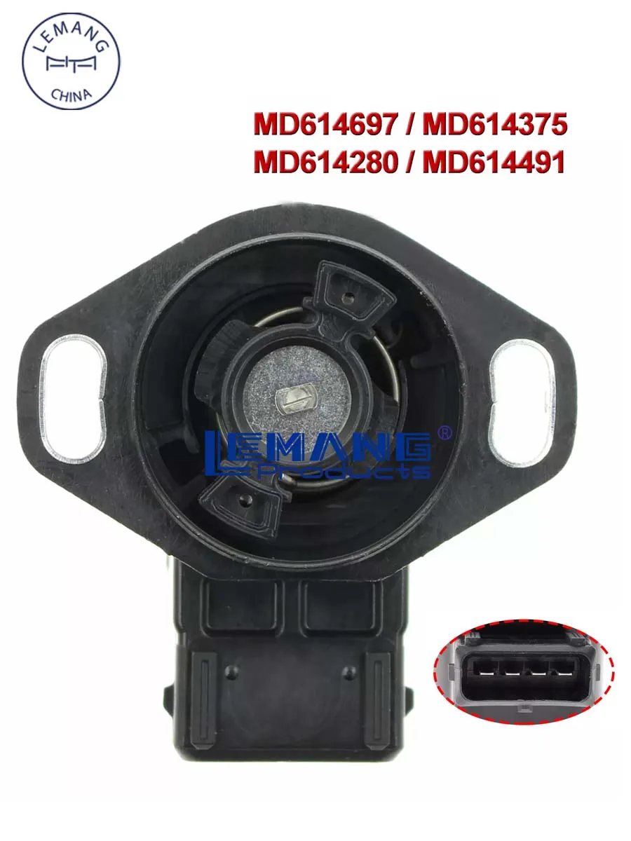 MD614280 Throttle Position Sensor TPS For Dodge Eagle Mitsubishi Plymoutn MD614375 MD614491 MD614697 TH178 TPS4054 5S5288 GT7360