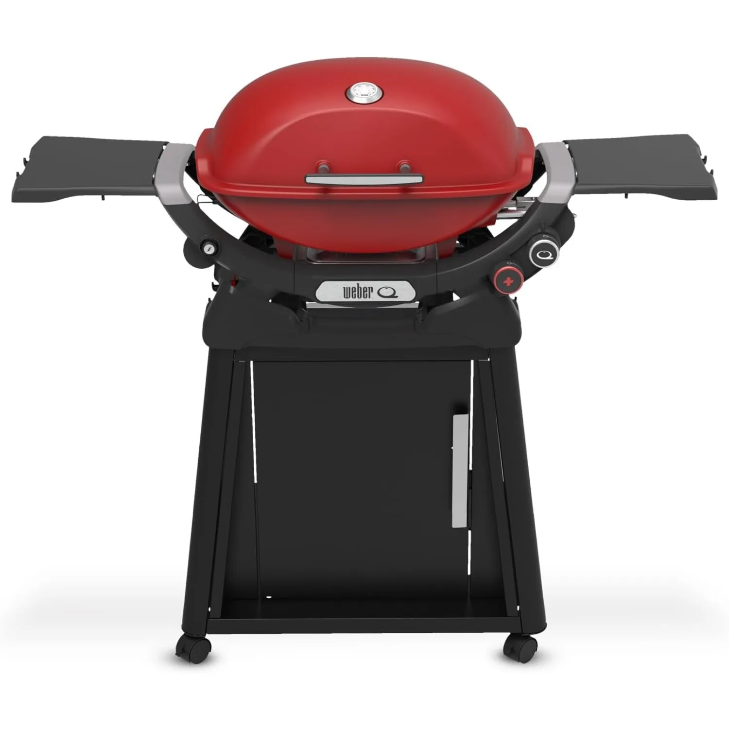 Q 2800N+ Liquid Propane Grill with Stand, Flame Red