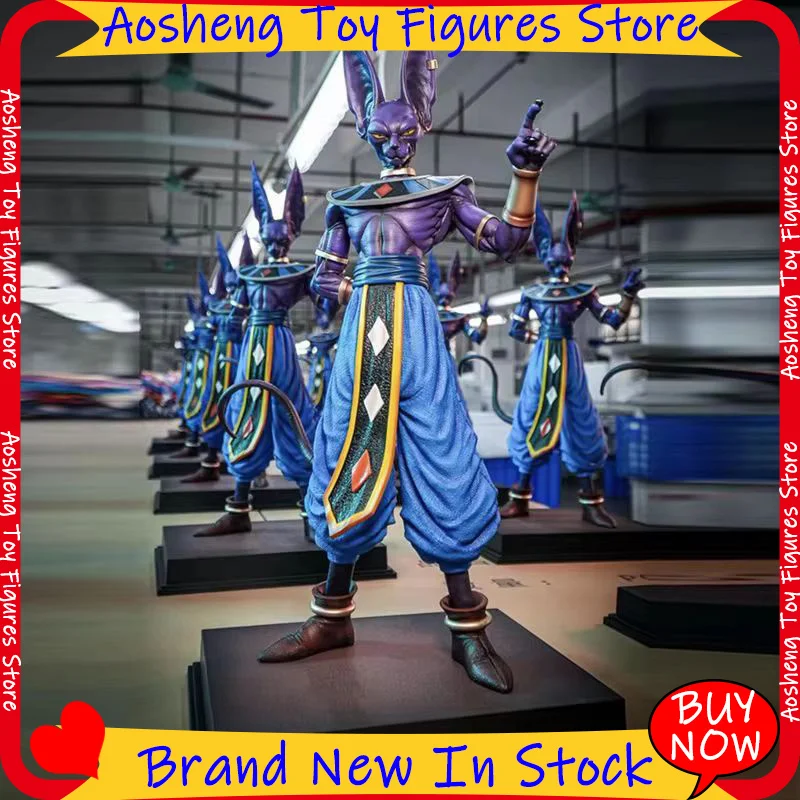 

Jt Statue Action Figure Dragon Ball Beerus 53cm Anime Collectible Model Desktop Ornament Gift For Anime Fans