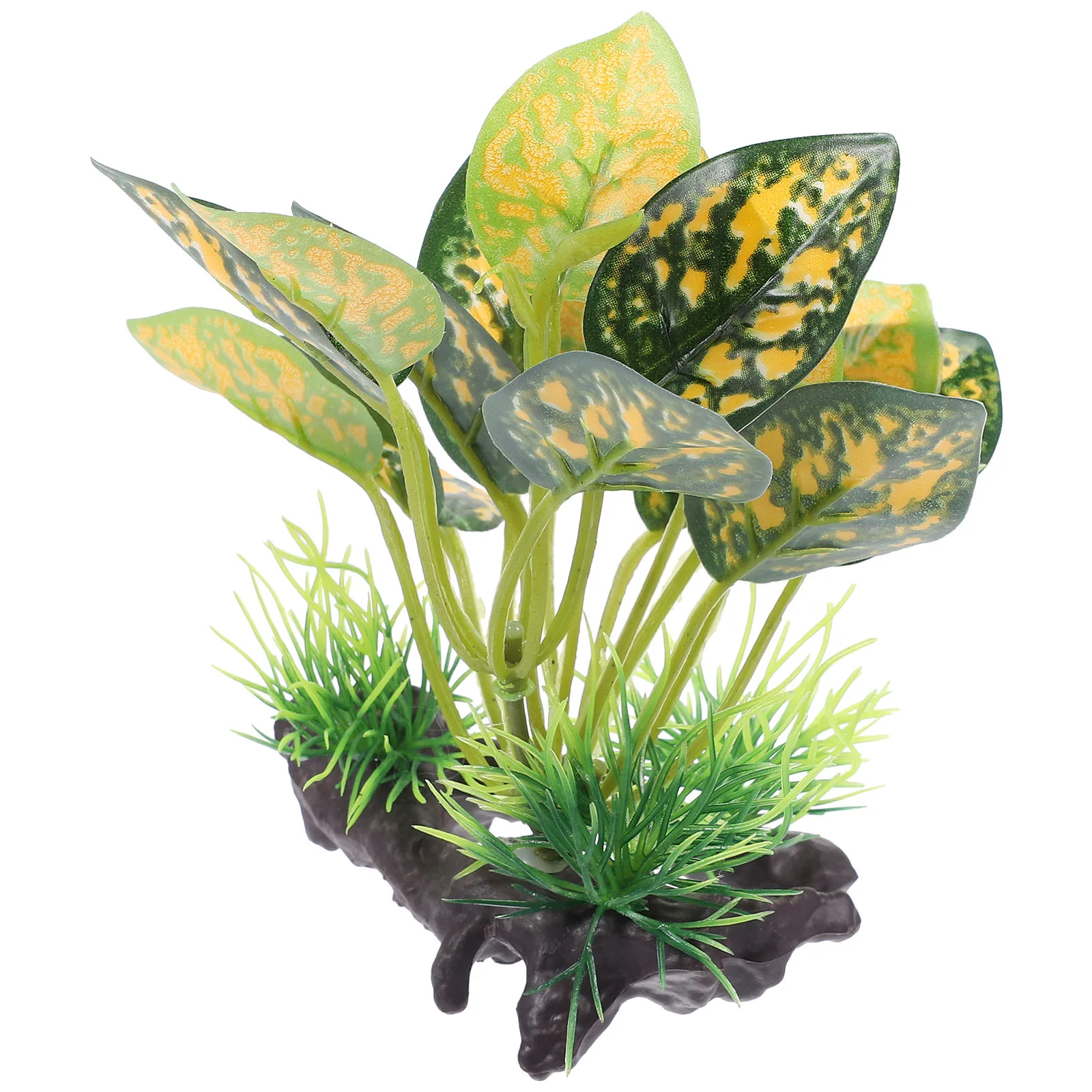 

Artificial Water Realistic Fake Aquarium Decorations Plastic Plants for Fish Tank Reptile Terrarium Scene Long Lasting Easy