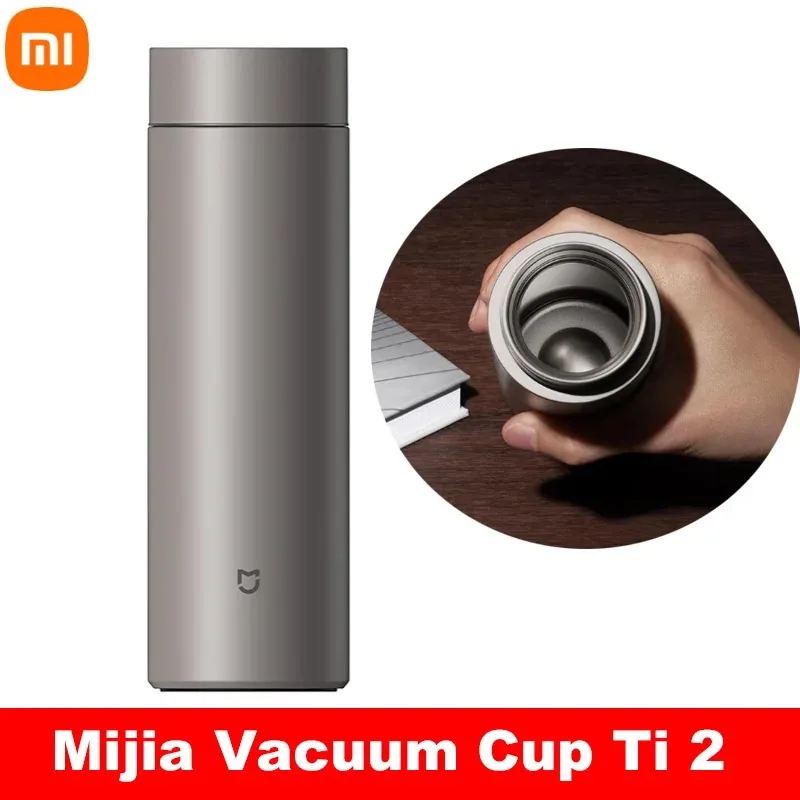 

Mi Mijia Thermos Cup Ti 2 480ml TA1 Pure Titanium Material 6-hour Keep Warm Bottle Vacuum Cup