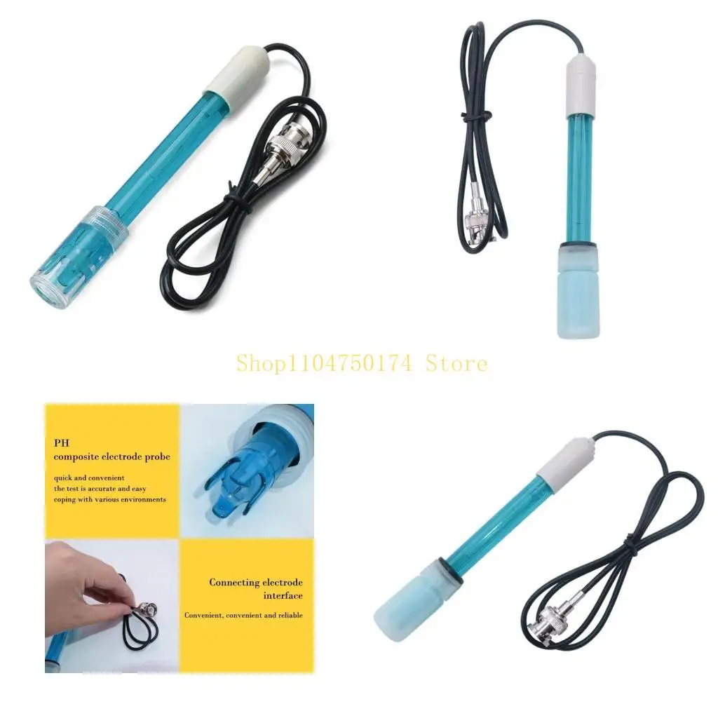 

High Accuracy Electrode Probe for Aquarium Industry Experiment Universal 0-14 Electrode BNC Connector 1pc top sale