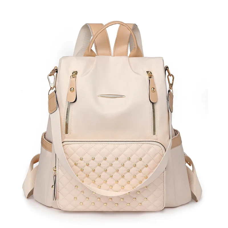 

Luxury Women Backpack Multifunctional Laptop Backpack Large Capacity Anti Theft Fashion Waterproof Oxford Student Travel Bag Sac