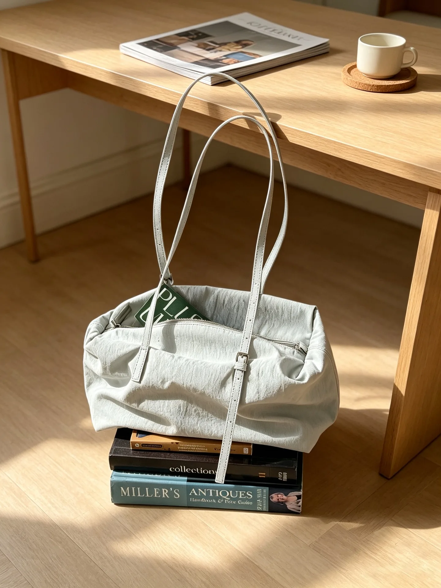 2026 – Neuerscheinung – Große Pendler-Umhängetasche – Minimalistische Mode – Kissen-Stil Damenhandtasche – Leichtgewicht-Nylon – Detail 33