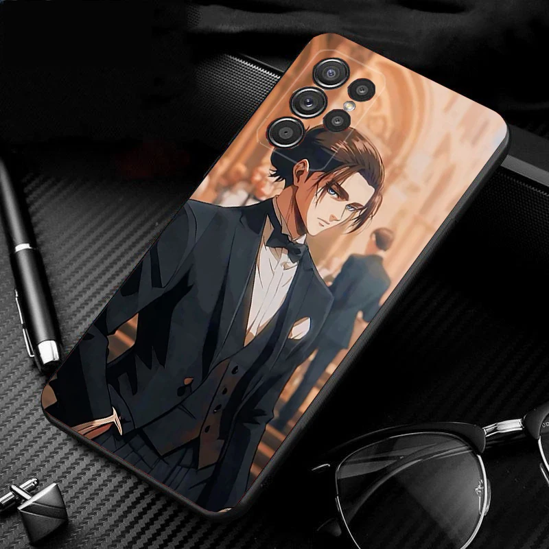 

Eren Yeager attack on titan Phone Case For Samsung Galaxy S25 S24 S23 S22 S21 Ultra S24 S23 S22 S21 S25 Plus S24 S20 FE