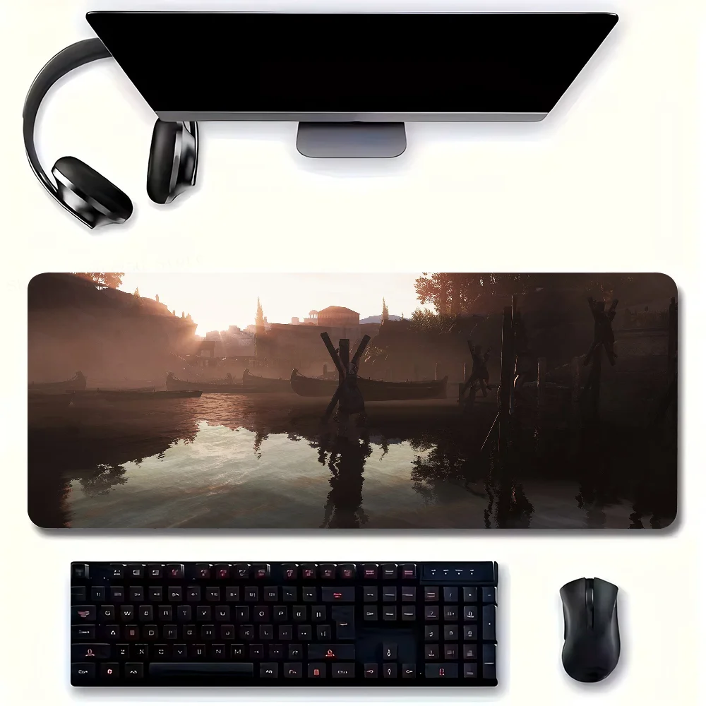 Cool Hunt ShowdownS Mousepad Non-slip Suitable For Office Computers Laptops E-sports Game Desk Mats XXL Keyboard