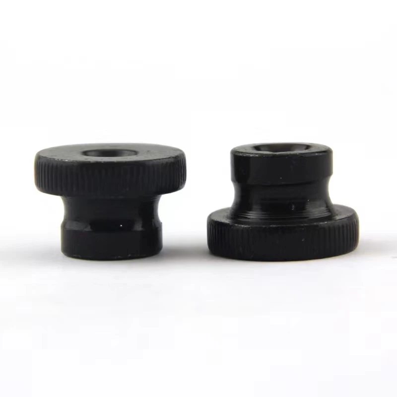 M3 M4 M5 M6 M8 M10 Black Carbon Steel Knurled Thumb Nut Iinstrument Hand Tighten Nut 3d Printer Parts Curtain Wall GB806