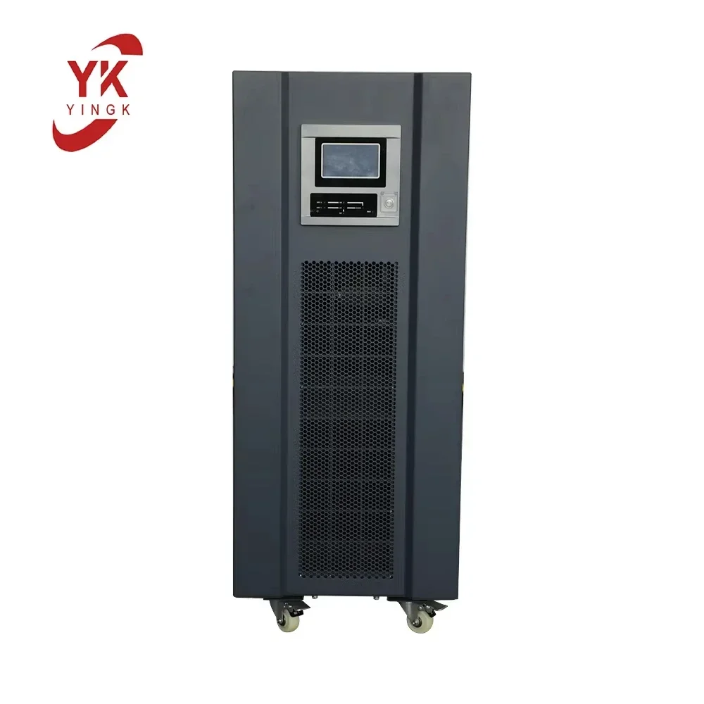 نظام UPS مزدوج التحويل عبر الإنترنت ثلاثي الطور -10kVA 15kVA 20kVA - مصدر طاقة غير منقطع للكمبيوتر لتعزيز الاستقرار