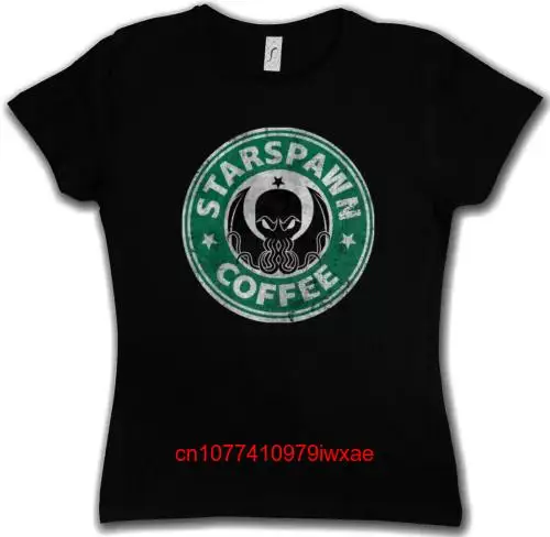 Футболка STARSPAWN кофейная Женская с длинным или коротким рукавом