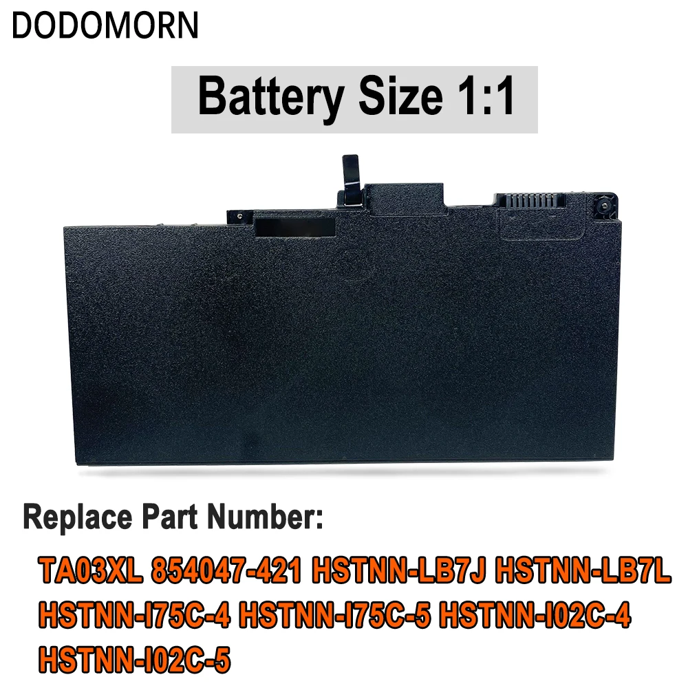 Dodomorn Snelle Levering 100% Nieuwe Ta03xl Hoogwaardige Batterij Voor Hp Elitebook 745 755 840 848 850 G3 G4 11.4V Oplaadbare Reserve