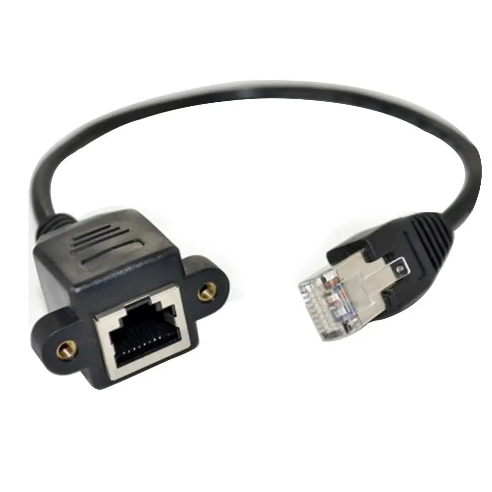 Cabo de extensão de rede Anpwoo-lan macho para fêmea, montagem ethernet, ethernet