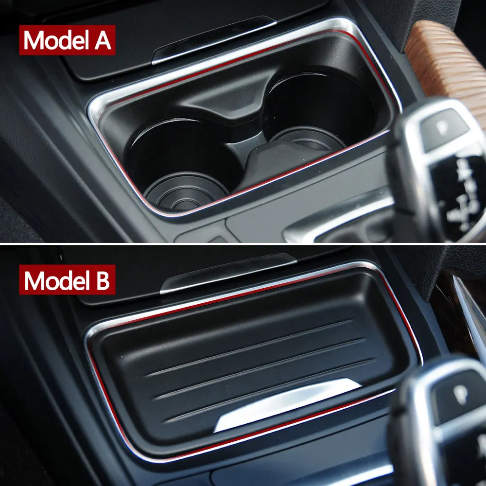 Mittelkonsole Getränkehalter-Abdeckung Aufbewahrungsflaschenhalter-Einsatzabdeckung für BMW F30 F32 F34 F35 F36 F80 F82 51169232068 – Detail 7