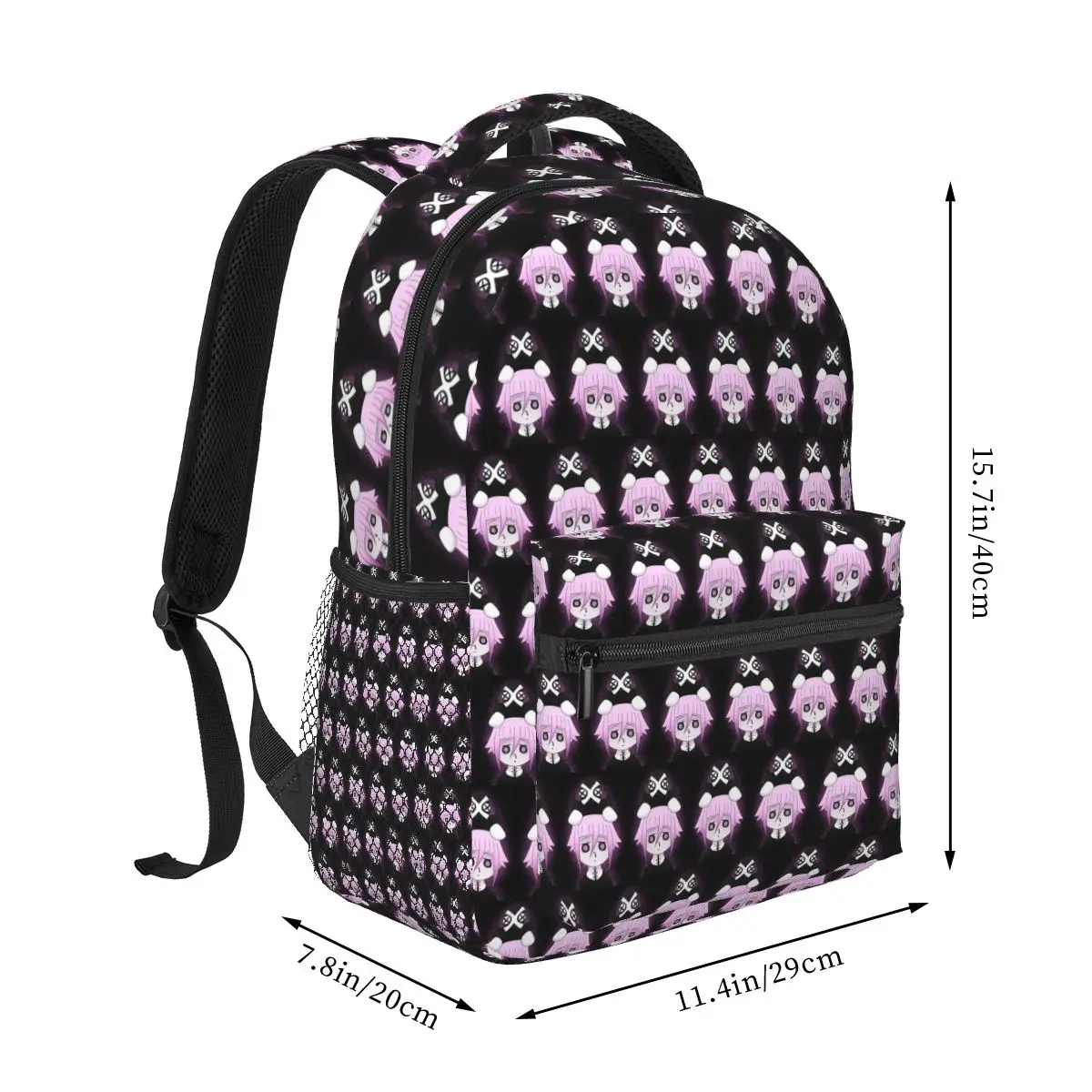 Crona And Ragnarok Soul Eater Backpack Student Boys Girls BookBag Kids School Bag Laptop Shoulder Bags for Men Women