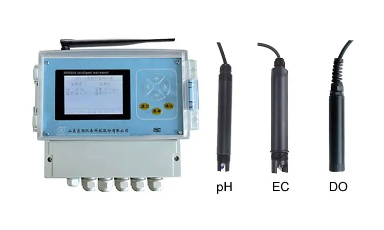 Good Product, High Quality Aquaculture IoT SeedlingProcess Water Quality  PH DO EC Sensors PCMobile APP Available