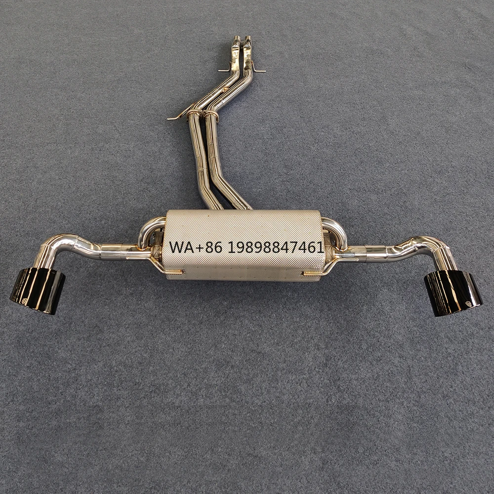

Factiry Stainless 304 Valved Muffler With Remote Control for Audi Q8 3.0t Valvetronic Catback Exhaust
