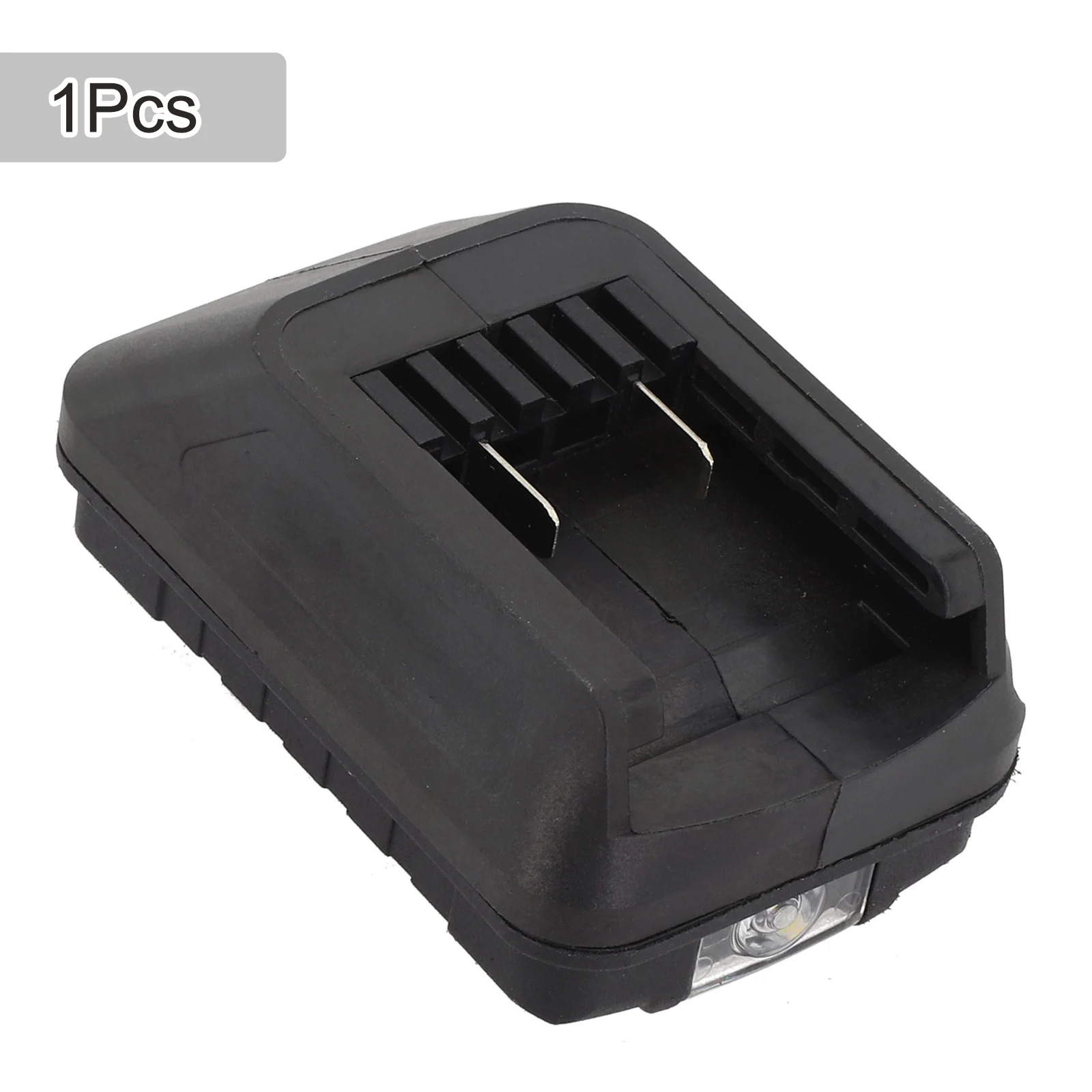 20V Battery Adapter Dual USB Adapter About 9*5.8*3.5cm Anti-slip Design Lightweight Material Over-current Protection