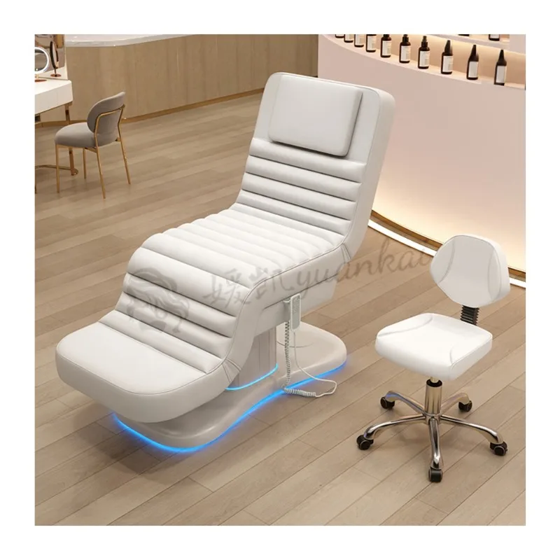 Modern Design Electric Massage Table Synthetic Leather Face for Medical Chair Bedroom Living Room for Eyelash Bed