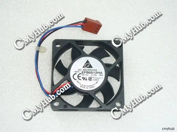 For DELTA EFB0512HA R00 DC12V 0.15A 5010 5CM 50MM 50X50X10mm 3pin Cooling Fan EFB0512HA-R00 EFB0512HA R00