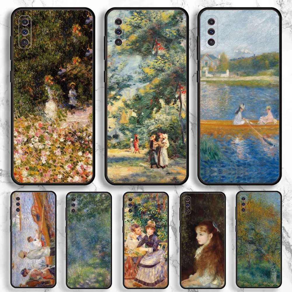 Pierre-Auguste Paintings Renoir Phone Case For Samsung Galaxy A13,A21s,A22,A31,A32,A52,A53,A71,A80,A91 Soft Black Phone Cover