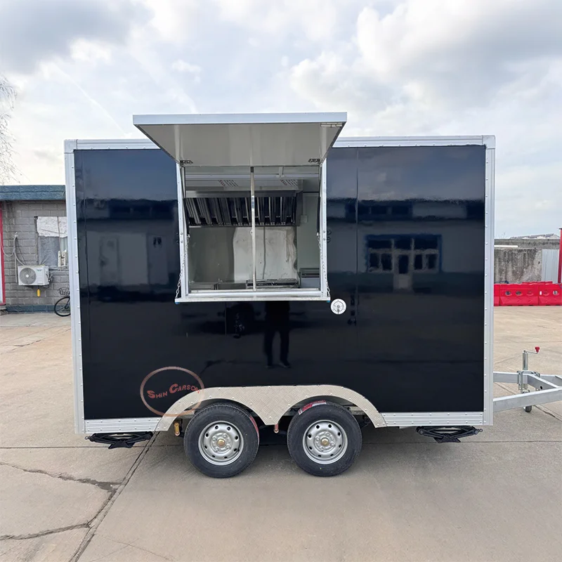

Simple Modern Exquisite Compact Outdoor Food Trailer for Street Food Catering