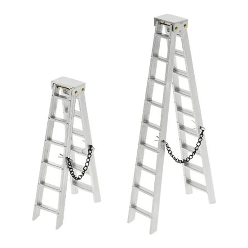 1Pcs 100MM 150MM Aluminum Mini Ladder For 1:10 RC Rock Crawler Axial SCX10 90046