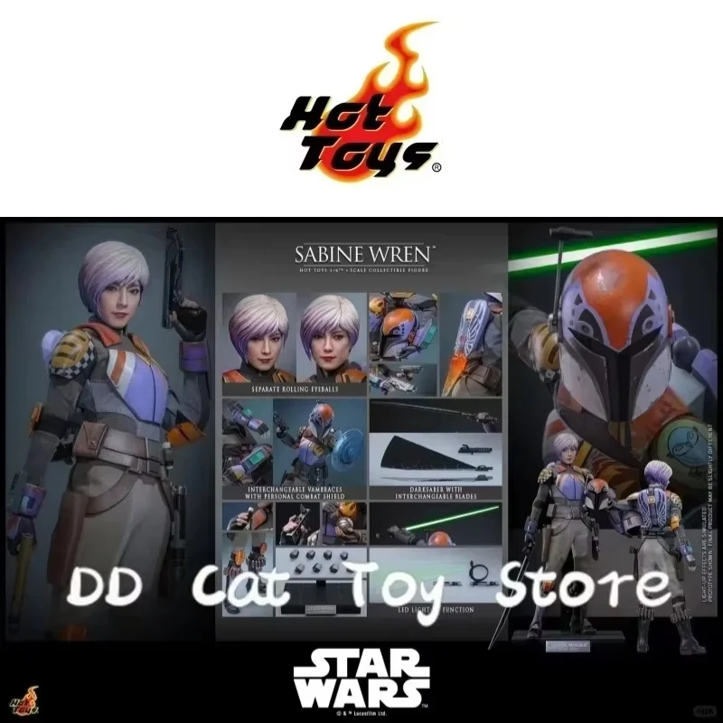

In Stock Original Hot Toys Ht Tms171 Star Wars Rebels Season Sabine Wren 1/6th Scale Action Figure Collectible Model Figurine