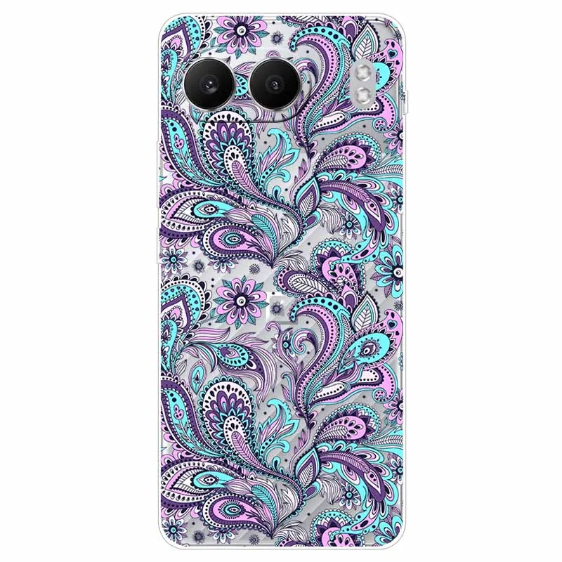 For Oneplus Nord 4 Case Cute Clear TPU Silicone Soft Phone Cases for One Plus Nord 4 5G Transparent Cover On 1+ Nord4 6.74\'\' bag