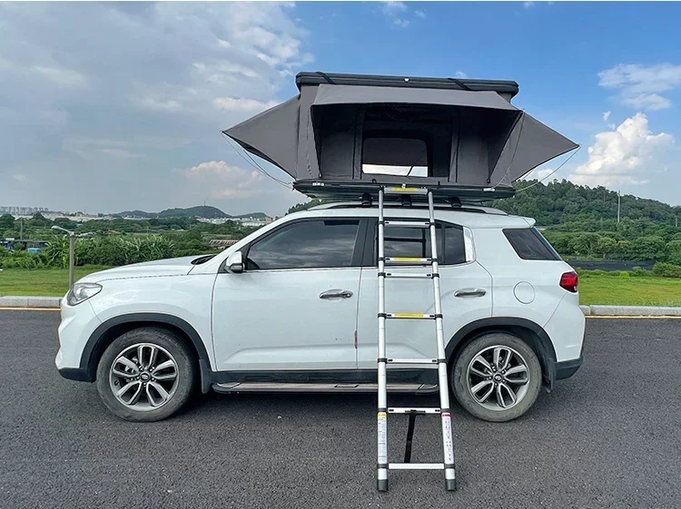 

Roof tent Fully automatic folding hard ceiling car tent
