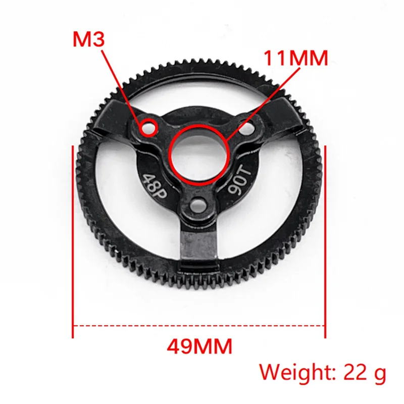 クライミングカー用の特別な剛性歯キット,traxxas 1:10,2wd,F-150,svt raptor,58064-2, 90t,19t,20t,21tキット