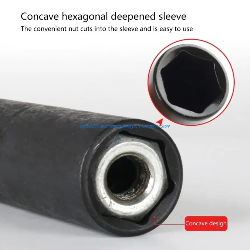 367D Power Deepen Nut Driver Drill Bit Set Hexagonal Socket Adapter Bolt Driver Repairing