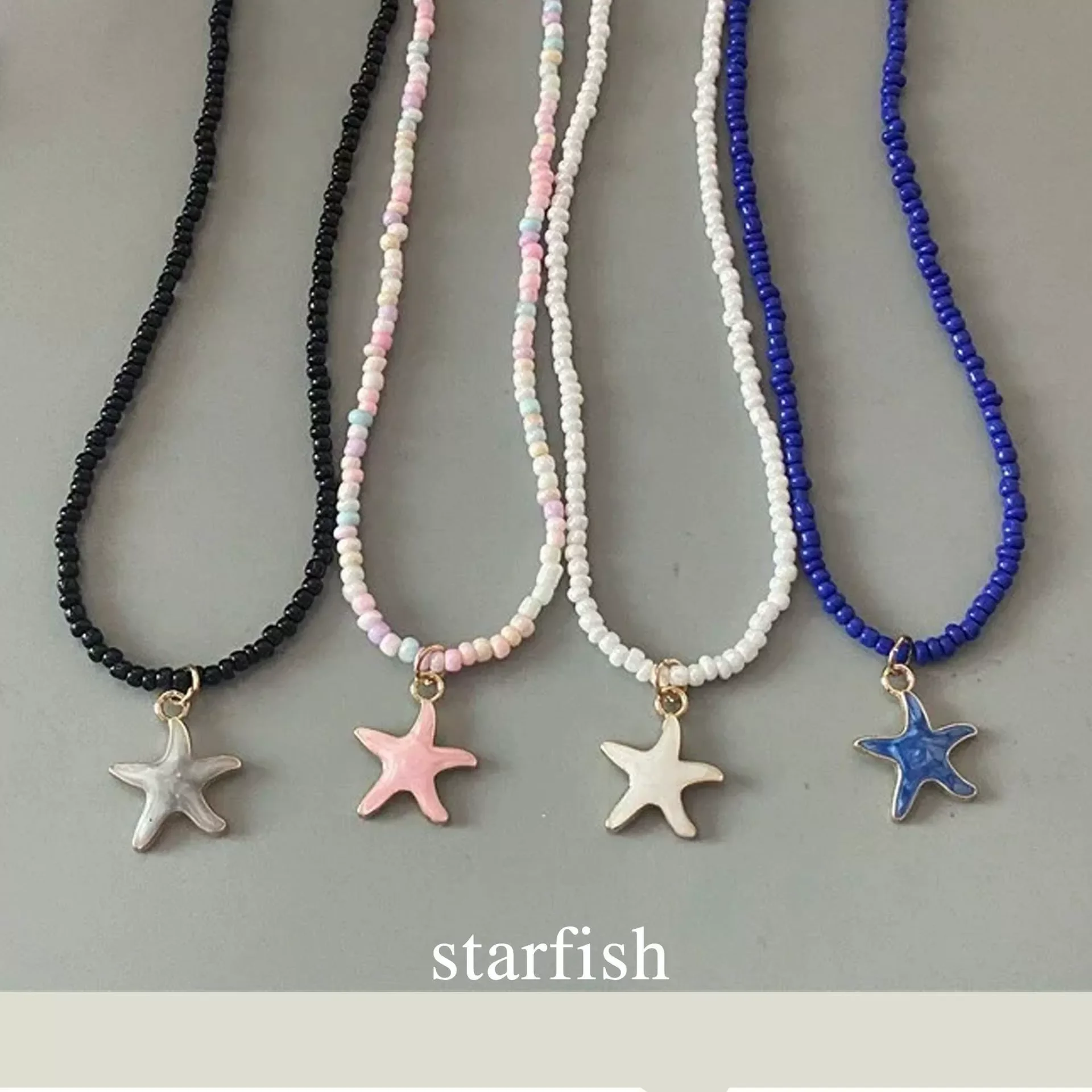 Frühling Sommer Halskette für Frauen Mädchen Nette Romantische Seestern Kurzen Hals Schmuck Party Hochzeit Halskette Großhandel