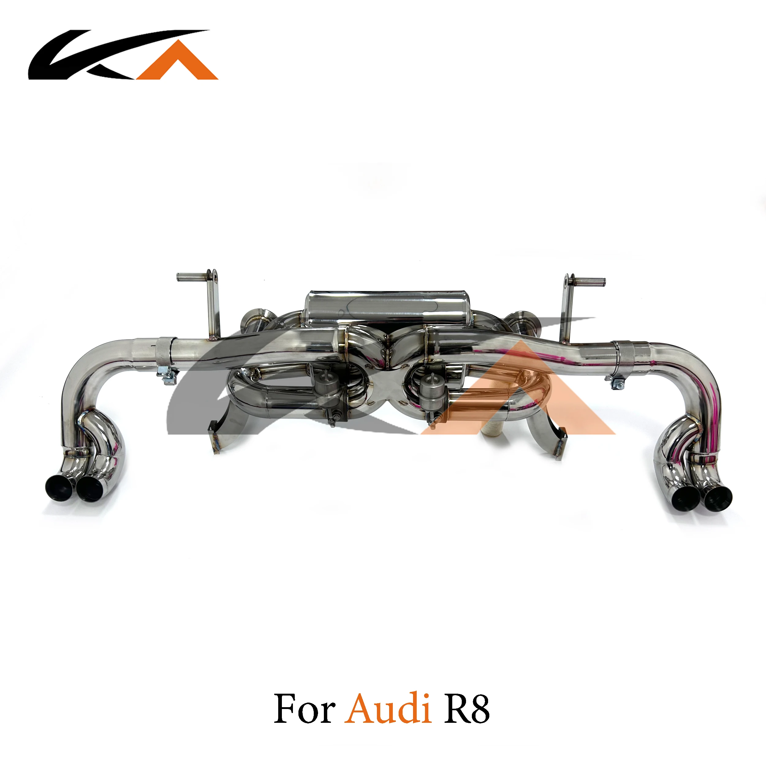 KA Tuning exhaust system steel catback for Audi R8 V8 4.2 performance auto parts muffler valve car accessories