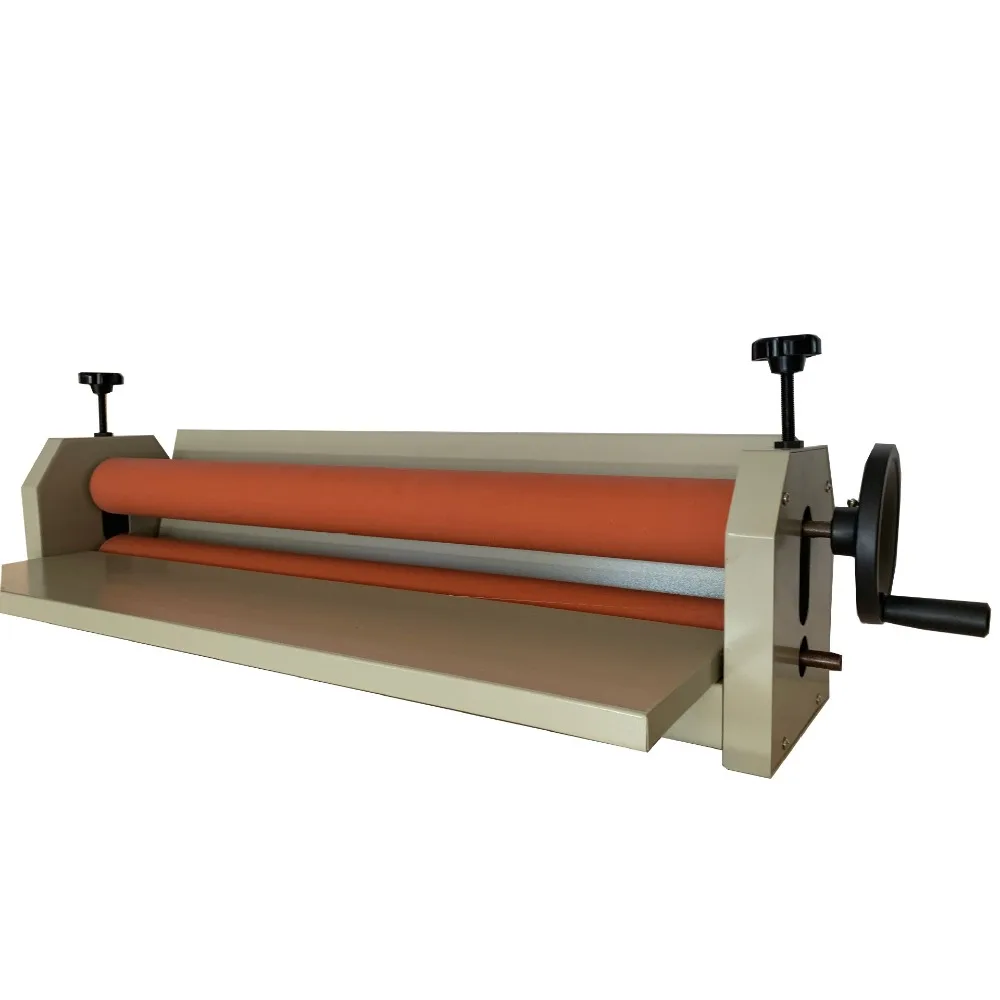 

Compact Manual Rolling Laminator Labor Saving Hand Crank Film Cover Machine For Daily Packaging Use