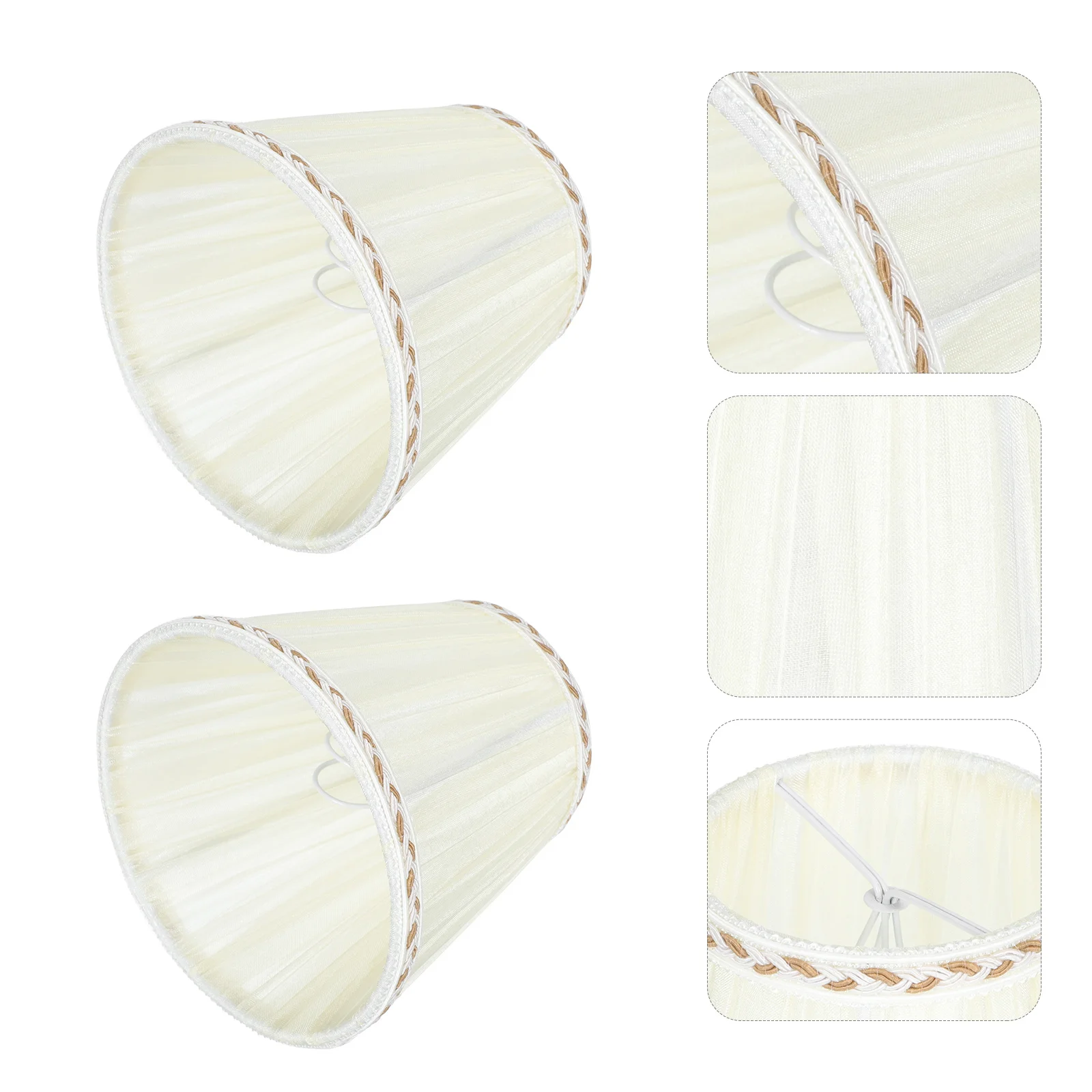 

3pcs Crystal Chandelier Lampshade Cover Dust Protection For Wall Floor Ceiling Lamps Home Lamp Cover Decor Cloth Art Lampshade