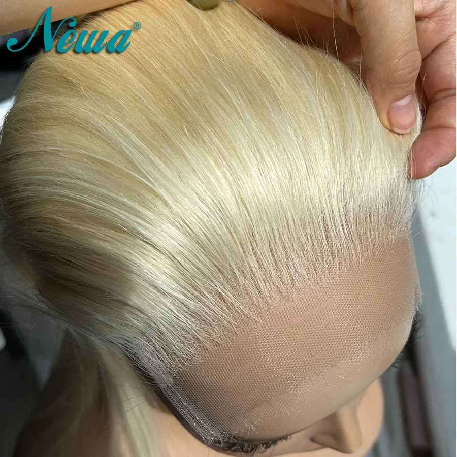 

Ньюа Хэйр # Накладка для волос 613 Color 5X5 HD Lace Closure с предварительно выщипанной естественной линией роста волос, 13x4 13x6 HD Lace Frontal, из натуральных человеческих волос, цвет 613 блонд