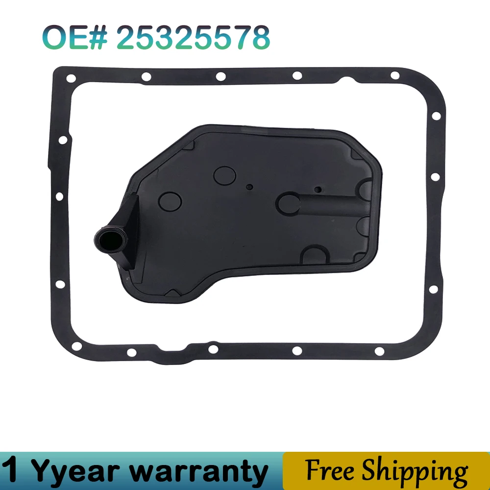 

2PCS TF337 Automatic Transmission Filter Kit 24208813 25325578 For GMC SUBURBAN HUMMER H2 CADILLAC ESCALADE CHEVROLET 2002-2004