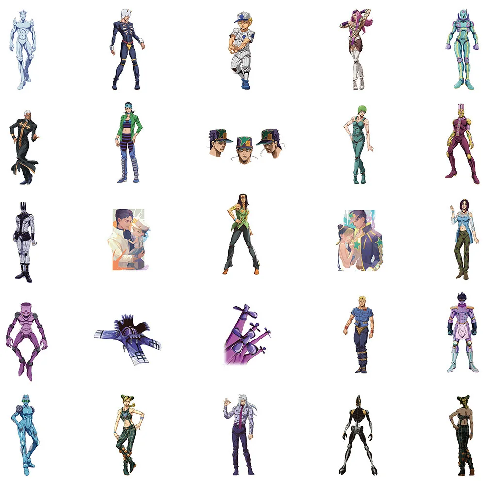 10/30/50 stücke Jojos bizarre Abenteuer Stein Ozean Aufkleber klassische coole Anime Aufkleber Laptop Tagebuch Telefon Cartoon Kinder Aufkleber Spielzeug